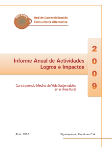 Informe Anual Red COMAL 2009