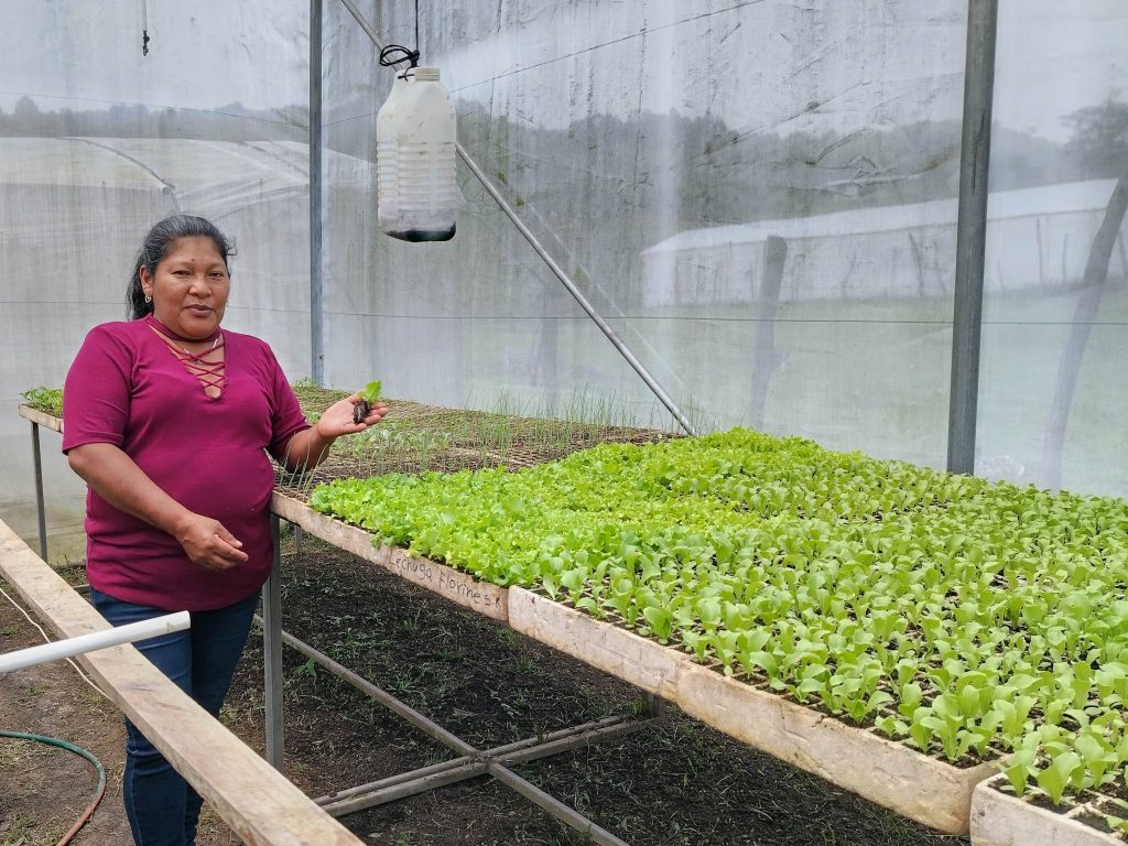 Esperanza Mejia Osorio - Socia del Grupo "Mujeres Emprendedoras" de la Comunidad El Pelón, Marcala, La PazFotografía: Donaldo Zúniga